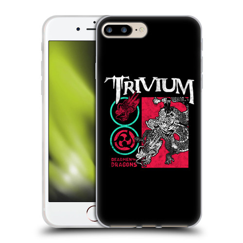 Trivium Graphics Deadmen And Dragons Date Soft Gel Case for Apple iPhone 7 Plus / iPhone 8 Plus