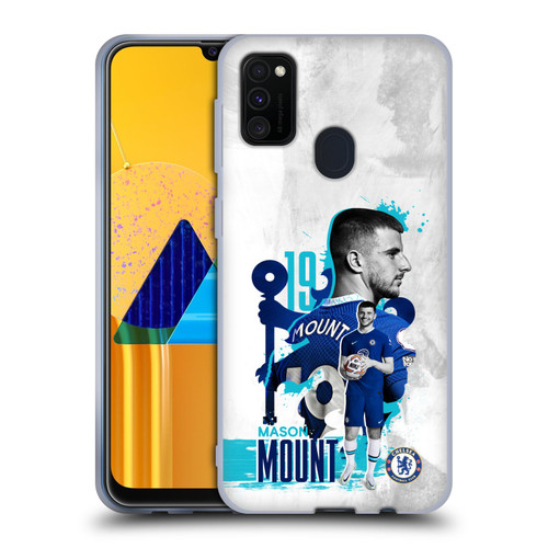 Chelsea Football Club 2022/23 First Team Mason Mount Soft Gel Case for Samsung Galaxy M30s (2019)/M21 (2020)