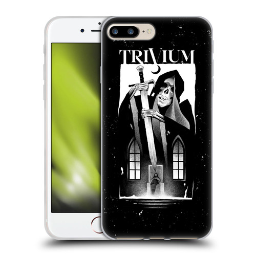 Trivium Graphics Skeleton Sword Soft Gel Case for Apple iPhone 7 Plus / iPhone 8 Plus