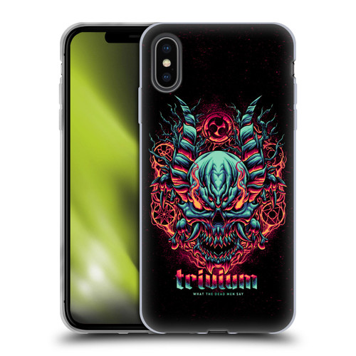 Trivium Graphics What The Dead Men Say Soft Gel Case for Apple iPhone XS Max