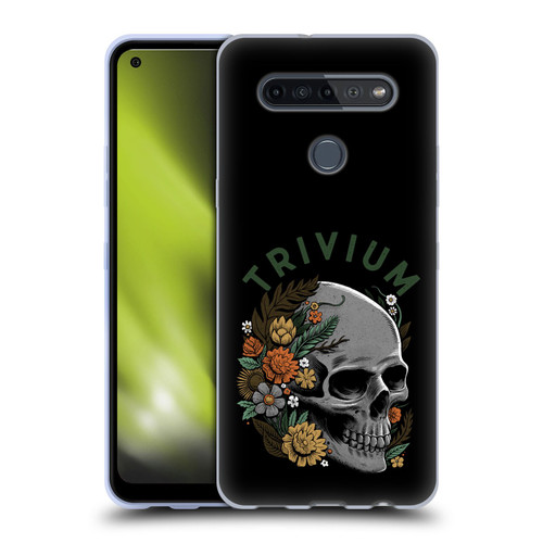 Trivium Graphics Skelly Flower Soft Gel Case for LG K51S