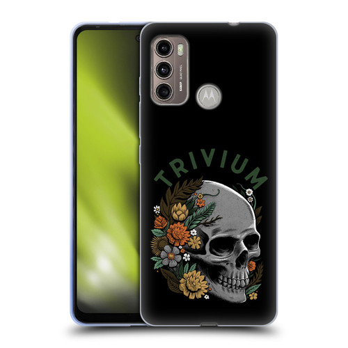 Trivium Graphics Skelly Flower Soft Gel Case for Motorola Moto G60 / Moto G40 Fusion