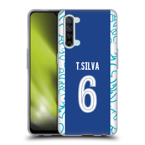 Chelsea Football Club 2022/23 Players Home Kit Thiago Silva Soft Gel Case for OPPO Find X2 Lite 5G