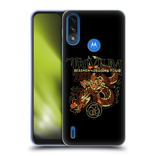Trivium Graphics Deadmen And Dragons Soft Gel Case for Motorola Moto E7 Power / Moto E7i Power