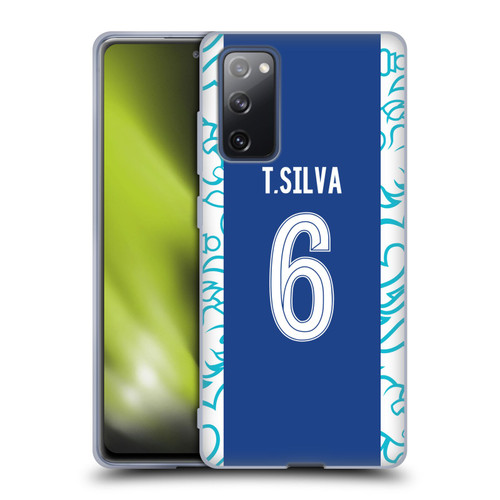 Chelsea Football Club 2022/23 Players Home Kit Thiago Silva Soft Gel Case for Samsung Galaxy S20 FE / 5G