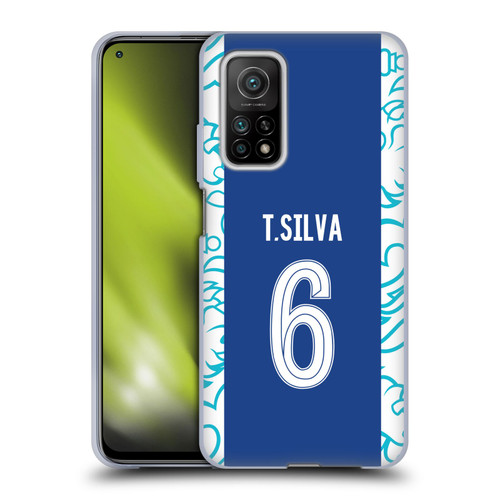 Chelsea Football Club 2022/23 Players Home Kit Thiago Silva Soft Gel Case for Xiaomi Mi 10T 5G