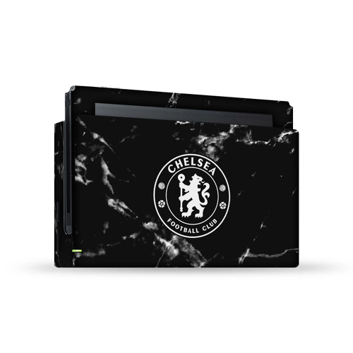 Chelsea Football Club Art Black Marble Vinyl Sticker Skin Decal Cover for Nintendo Switch Console & Dock