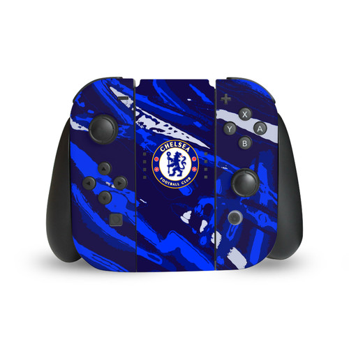 Chelsea Football Club Art Abstract Brush Vinyl Sticker Skin Decal Cover for Nintendo Switch Joy Controller