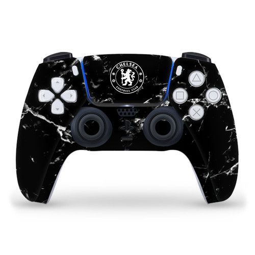 Chelsea Football Club Art Black Marble Vinyl Sticker Skin Decal Cover for Sony PS5 Sony DualSense Controller
