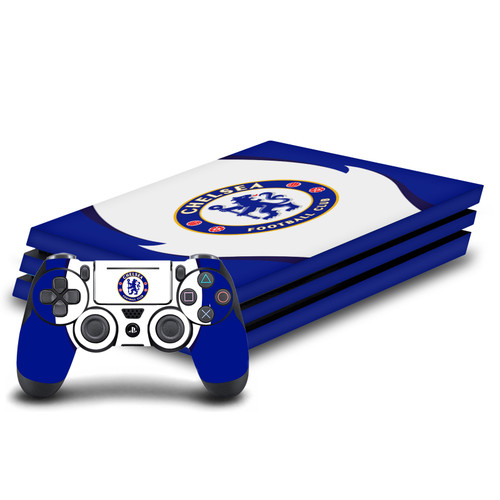 Chelsea Football Club Art Side Details Vinyl Sticker Skin Decal Cover for Sony PS4 Pro Bundle