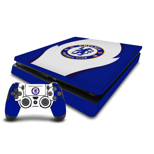 Chelsea Football Club Art Side Details Vinyl Sticker Skin Decal Cover for Sony PS4 Slim Console & Controller