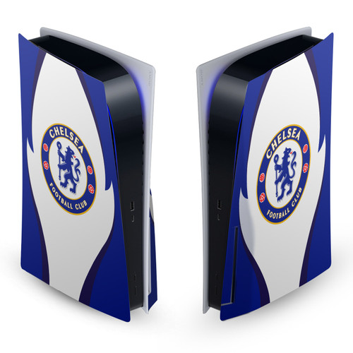 Chelsea Football Club Art Side Details Vinyl Sticker Skin Decal Cover for Sony PS5 Disc Edition Console