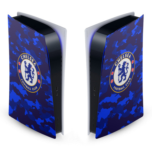 Chelsea Football Club Art Camouflage Vinyl Sticker Skin Decal Cover for Sony PS5 Digital Edition Console