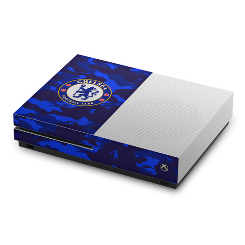 Chelsea Football Club Art Camouflage Vinyl Sticker Skin Decal Cover for Microsoft Xbox One S Console