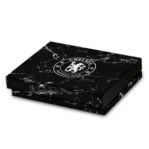 Chelsea Football Club Art Black Marble Vinyl Sticker Skin Decal Cover for Microsoft Xbox One X Console