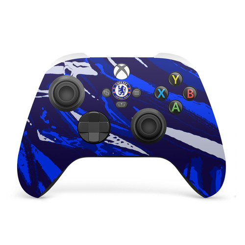 Chelsea Football Club Art Abstract Brush Vinyl Sticker Skin Decal Cover for Microsoft Xbox Series X / Series S Controller