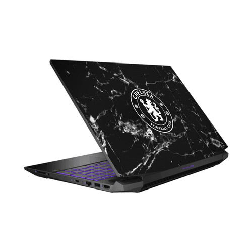 Chelsea Football Club Art Black Marble Vinyl Sticker Skin Decal Cover for HP Pavilion 15.6" 15-dk0047TX