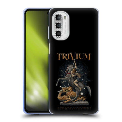 Trivium Graphics Dragon Slayer Soft Gel Case for Motorola Moto G52