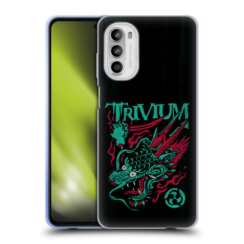 Trivium Graphics Screaming Dragon Soft Gel Case for Motorola Moto G52