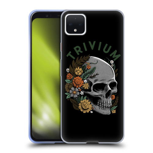 Trivium Graphics Skelly Flower Soft Gel Case for Google Pixel 4 XL