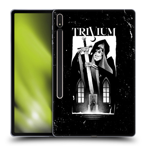Trivium Graphics Skeleton Sword Soft Gel Case for Samsung Galaxy Tab S8 Plus