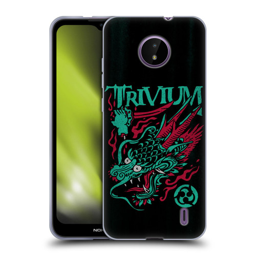 Trivium Graphics Screaming Dragon Soft Gel Case for Nokia C10 / C20