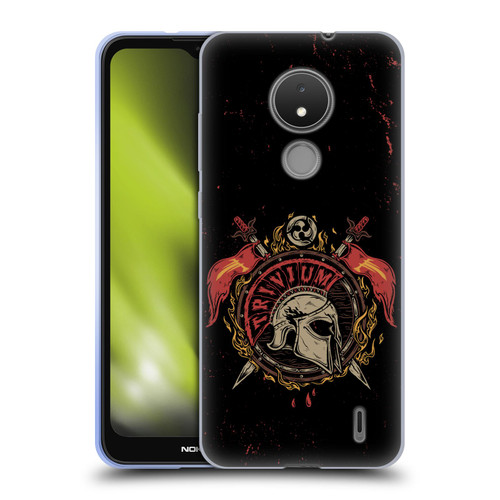 Trivium Graphics Knight Helmet Soft Gel Case for Nokia C21