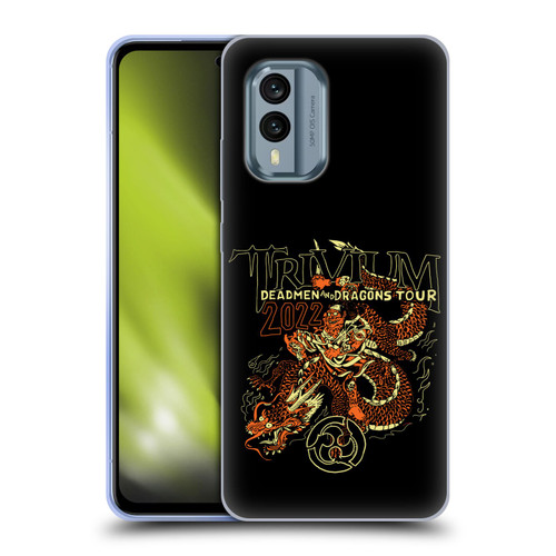Trivium Graphics Deadmen And Dragons Soft Gel Case for Nokia X30
