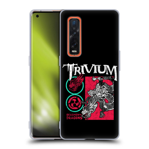 Trivium Graphics Deadmen And Dragons Date Soft Gel Case for OPPO Find X2 Pro 5G