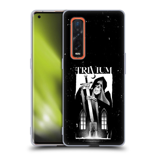 Trivium Graphics Skeleton Sword Soft Gel Case for OPPO Find X2 Pro 5G