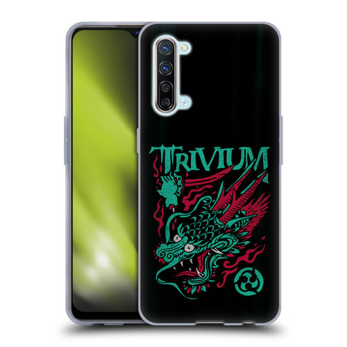Trivium Graphics Screaming Dragon Soft Gel Case for OPPO Find X2 Lite 5G
