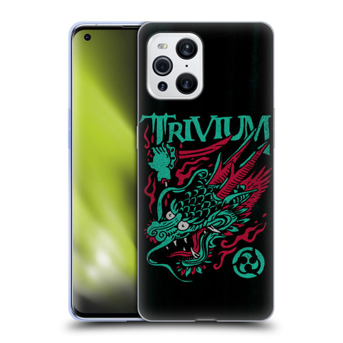 Trivium Graphics Screaming Dragon Soft Gel Case for OPPO Find X3 / Pro