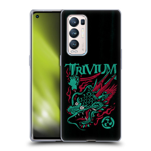 Trivium Graphics Screaming Dragon Soft Gel Case for OPPO Find X3 Neo / Reno5 Pro+ 5G
