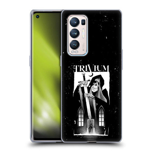 Trivium Graphics Skeleton Sword Soft Gel Case for OPPO Find X3 Neo / Reno5 Pro+ 5G
