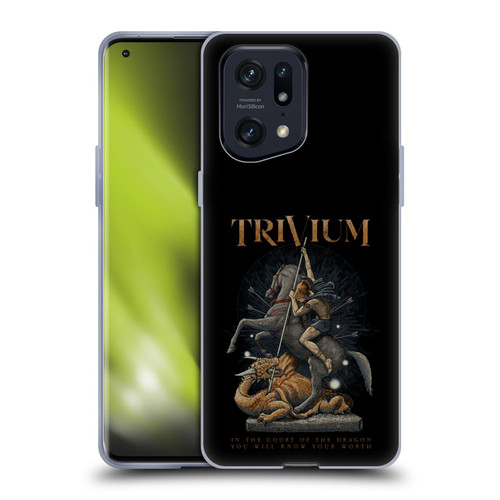 Trivium Graphics Dragon Slayer Soft Gel Case for OPPO Find X5 Pro