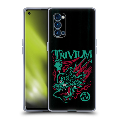 Trivium Graphics Screaming Dragon Soft Gel Case for OPPO Reno 4 Pro 5G
