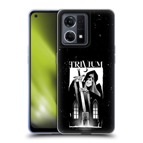 Trivium Graphics Skeleton Sword Soft Gel Case for OPPO Reno8 4G