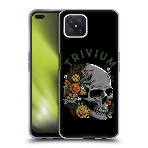 Trivium Graphics Skelly Flower Soft Gel Case for OPPO Reno4 Z 5G