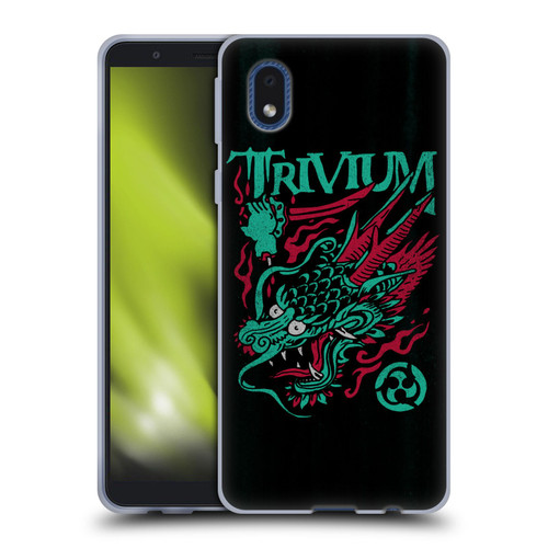 Trivium Graphics Screaming Dragon Soft Gel Case for Samsung Galaxy A01 Core (2020)
