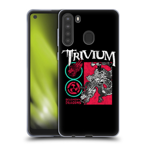 Trivium Graphics Deadmen And Dragons Date Soft Gel Case for Samsung Galaxy A21 (2020)