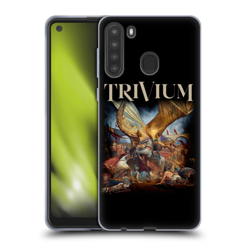 Trivium Graphics In The Court Of The Dragon Soft Gel Case for Samsung Galaxy A21 (2020)