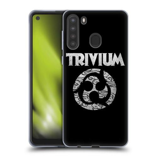 Trivium Graphics Swirl Logo Soft Gel Case for Samsung Galaxy A21 (2020)