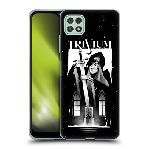 Trivium Graphics Skeleton Sword Soft Gel Case for Samsung Galaxy A22 5G / F42 5G (2021)