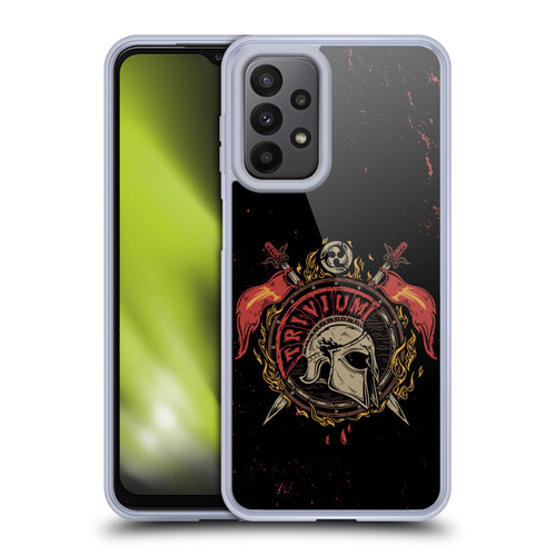 Trivium Graphics Knight Helmet Soft Gel Case for Samsung Galaxy A23 / 5G (2022)