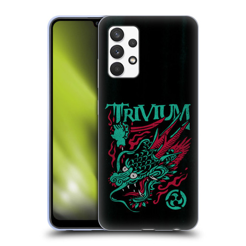 Trivium Graphics Screaming Dragon Soft Gel Case for Samsung Galaxy A32 (2021)