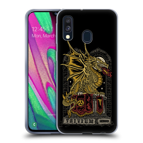 Trivium Graphics Big Dragon Soft Gel Case for Samsung Galaxy A40 (2019)