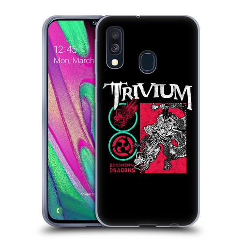 Trivium Graphics Deadmen And Dragons Date Soft Gel Case for Samsung Galaxy A40 (2019)