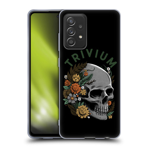 Trivium Graphics Skelly Flower Soft Gel Case for Samsung Galaxy A52 / A52s / 5G (2021)