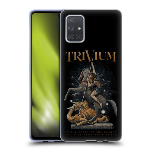 Trivium Graphics Dragon Slayer Soft Gel Case for Samsung Galaxy A71 (2019)