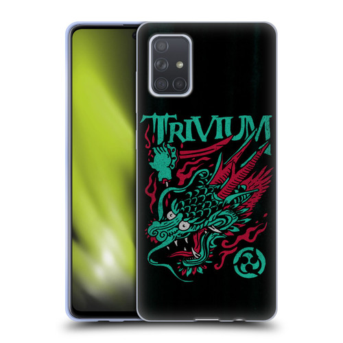 Trivium Graphics Screaming Dragon Soft Gel Case for Samsung Galaxy A71 (2019)